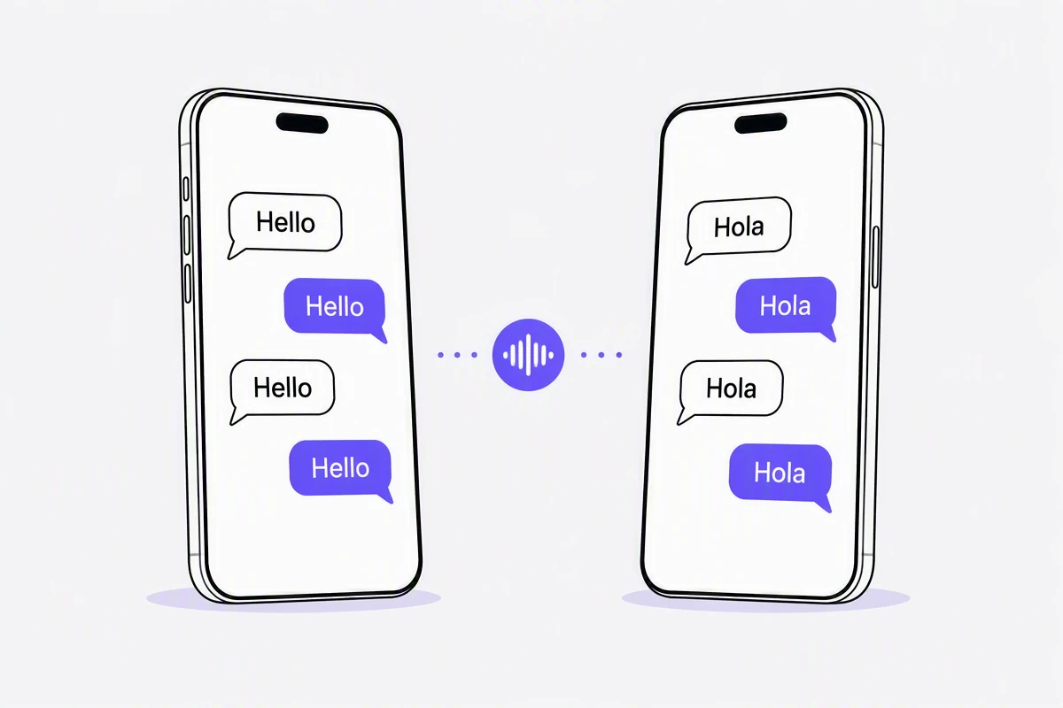Live two-way interpretation in the Felo Translator app