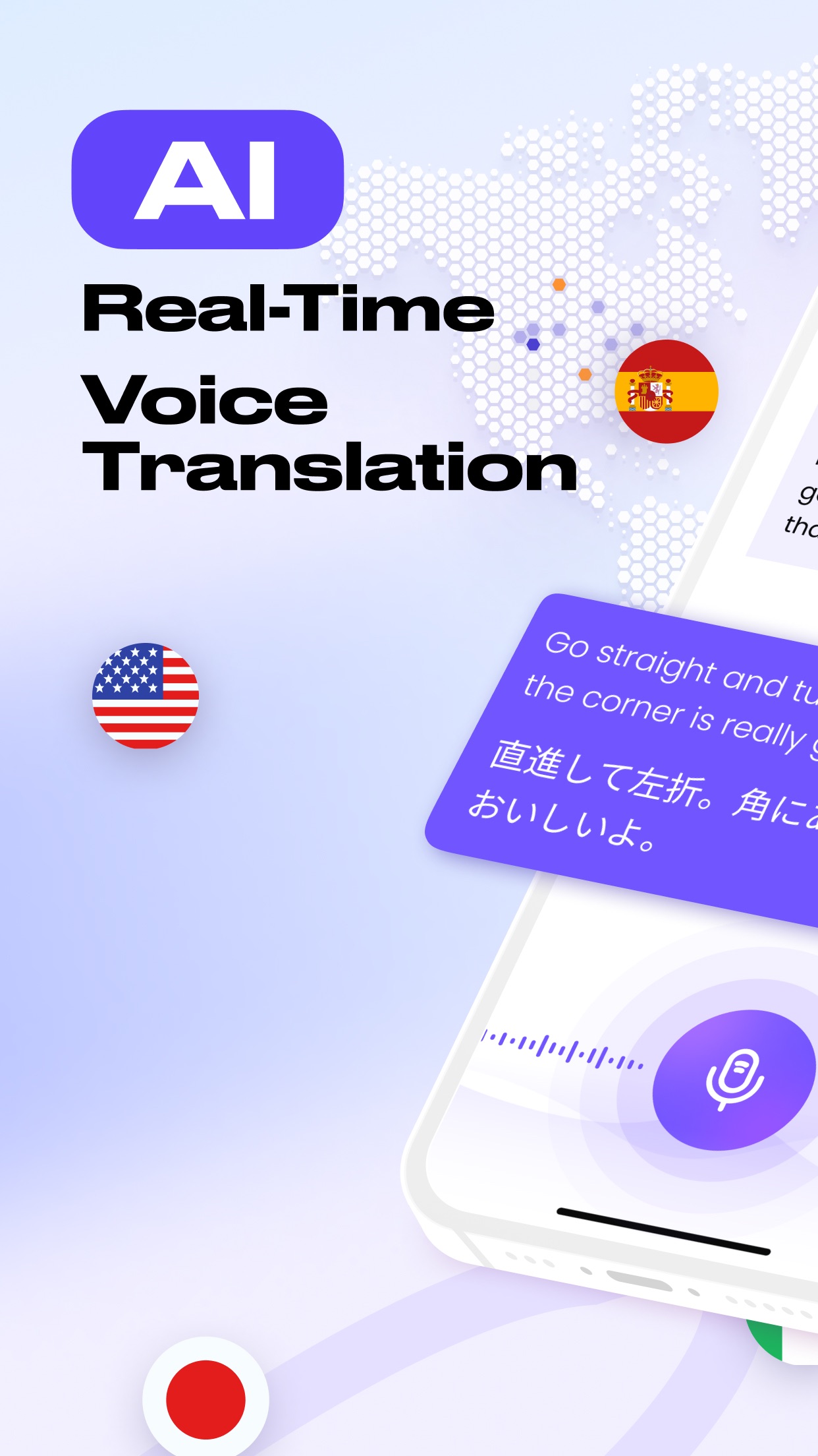 Real translations, right in the app